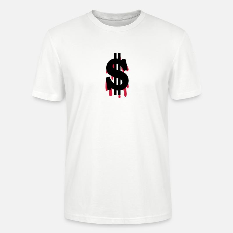 Dollar am Ende - Stanley/Stella Unisex Bio-T-Shirt CRAFTER - Weiß