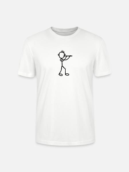 Flöter - Bläser - Stanley/Stella Unisex Bio-T-Shirt CRAFTER - Weiß