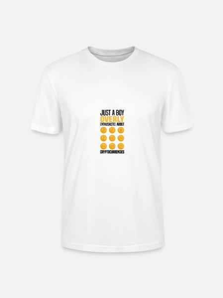Crypto-monnaies - T-shirt bio CRAFTER Stanley Stella Unisexe - blanc