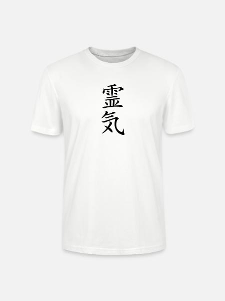 REIKI symbol - Stanley/Stella CRAFTER Unisex Organic T-Shirt - white