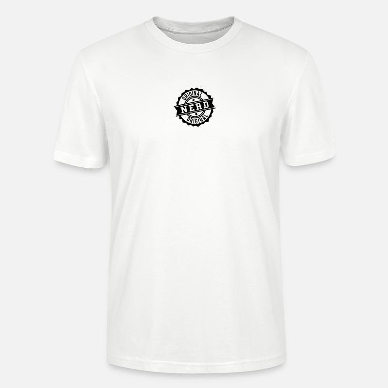 Nerd - T-shirt bio CRAFTER Stanley Stella Unisexe - blanc