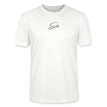 Elite premium Shirt weiß Bio - Stanley/Stella Unisex Bio-T-Shirt CRAFTER - Weiß - Vorne - Alina (178cm) & Michal (187cm)