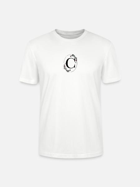 Buchstabe C - Stanley/Stella Unisex Bio-T-Shirt CRAFTER - Weiß