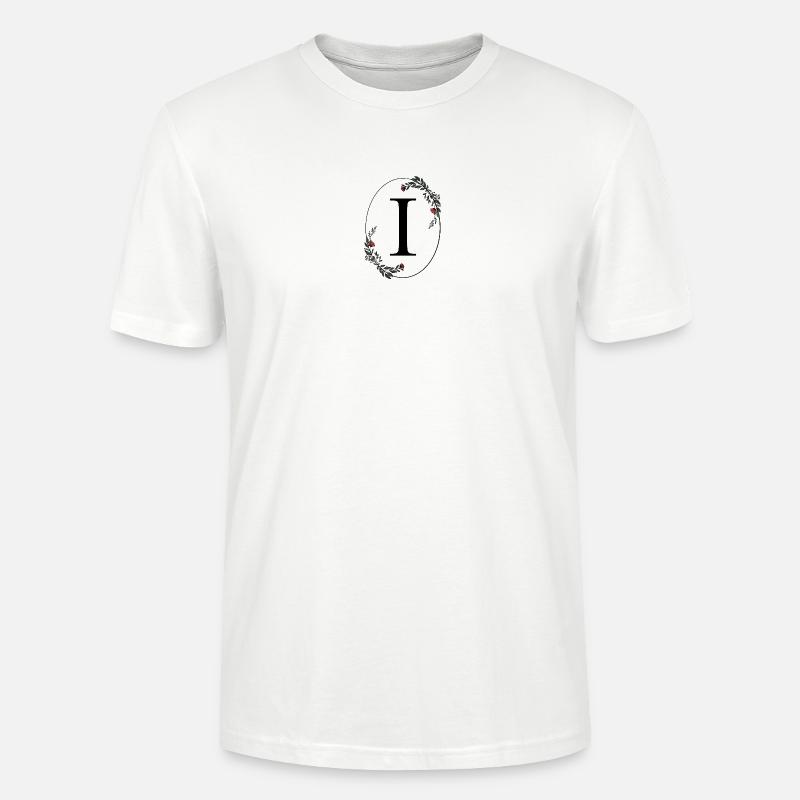 Buchstabe I - Stanley/Stella Unisex Bio-T-Shirt CRAFTER - Weiß