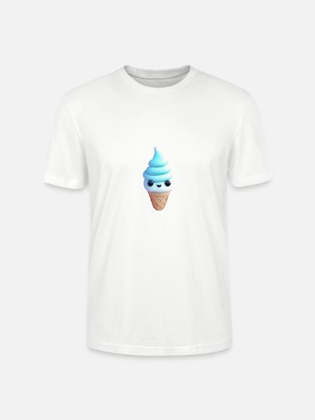Süßes Eis - Stanley/Stella Unisex Bio-T-Shirt CRAFTER - Weiß