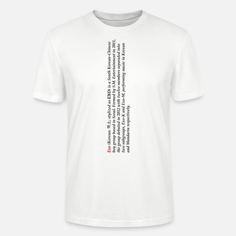 Who is Exo - Stanley/Stella Unisex Bio-T-Shirt CRAFTER - Weiß