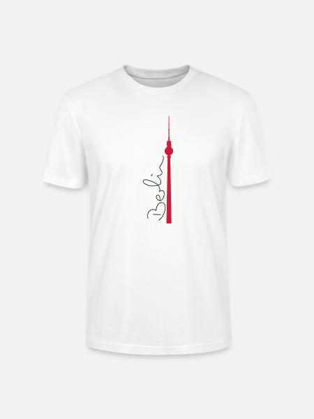 Berlin Fernsehturm - Stanley/Stella Unisex Bio-T-Shirt CRAFTER - Weiß