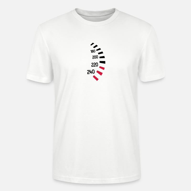 Tacho Geschwindigkeit - Stanley/Stella Unisex Bio-T-Shirt CRAFTER - Weiß
