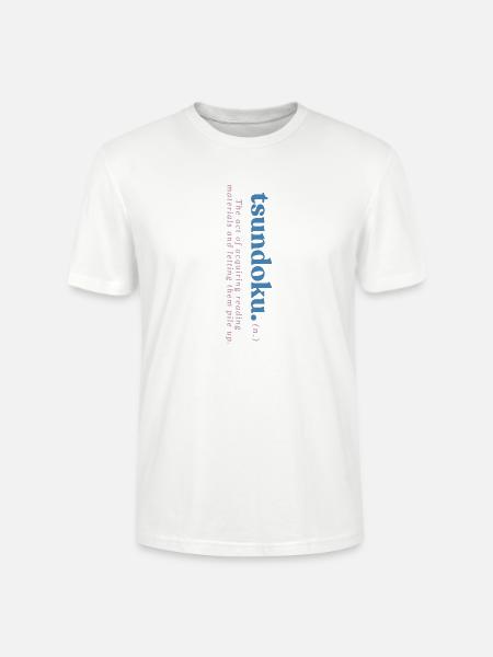 Tsundoku - Stanley/Stella Unisex Bio-T-Shirt CRAFTER - Weiß