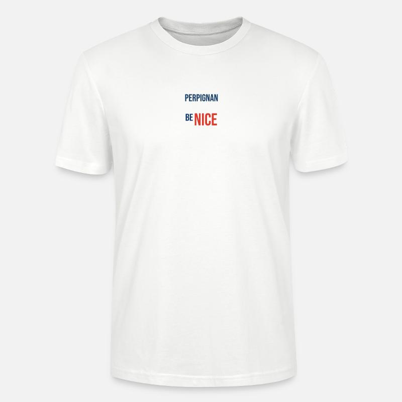 Perpignan Souvenir Perpignan Geschenkidee - Stanley/Stella Unisex Bio-T-Shirt CRAFTER - Weiß