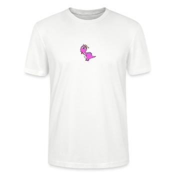 Dino Mädchen - Stanley/Stella Unisex Bio-T-Shirt CRAFTER - Weiß - Vorne - Alina (178cm) & Michal (187cm)