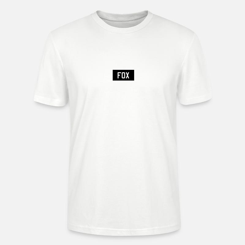 "FOX"-Patch - Stanley/Stella Unisex Bio-T-Shirt CRAFTER - Weiß