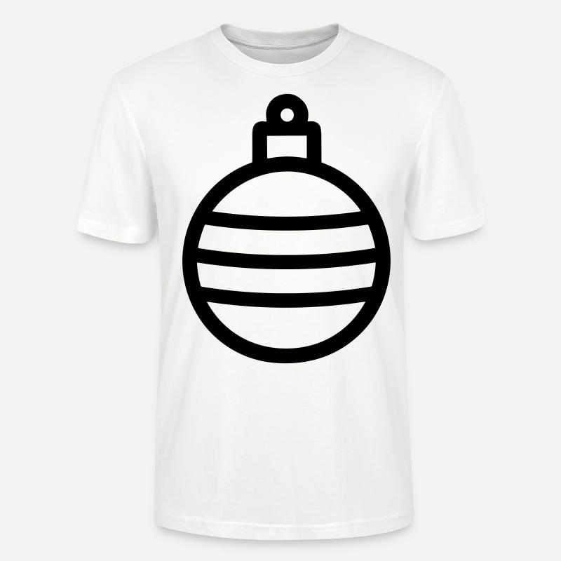 Weihnachtskugel - Stanley/Stella Unisex Bio-T-Shirt CRAFTER - Weiß