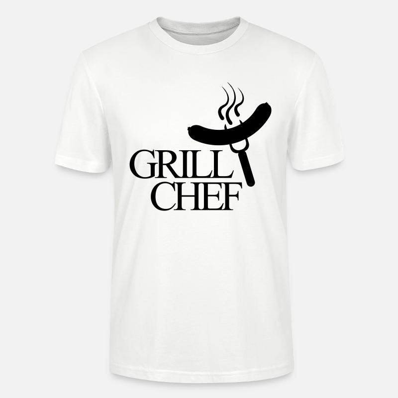 grillchef - Stanley/Stella Unisex Bio-T-Shirt CRAFTER - Weiß