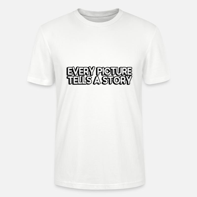 Chaque image raconte une histoire - T-shirt bio CRAFTER Stanley Stella Unisexe - blanc
