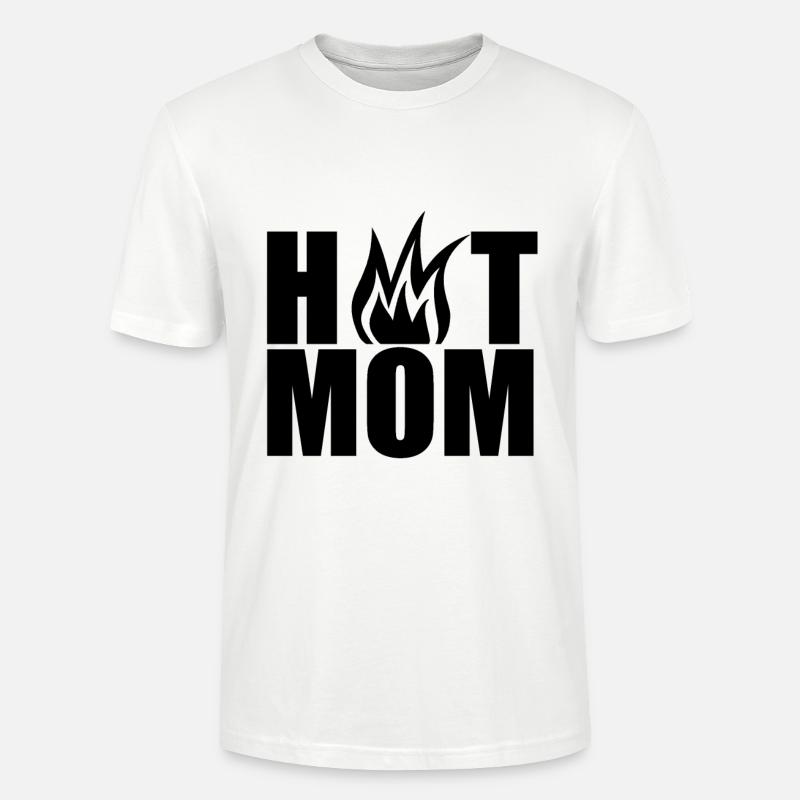 Hot Mom - T-shirt bio CRAFTER Stanley Stella Unisexe - blanc