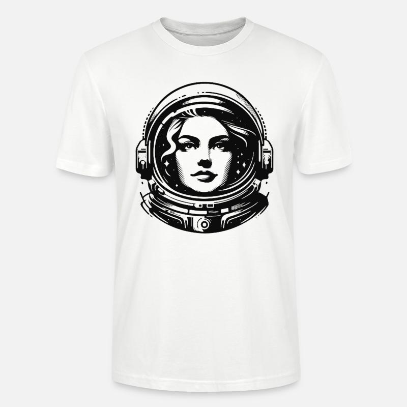 Astronautes, cosmonautes – conquérants de l’espace - T-shirt bio CRAFTER Stanley Stella Unisexe - blanc
