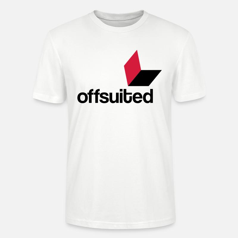 offsuited logo schwarz - Stanley/Stella Unisex Bio-T-Shirt CRAFTER - Weiß