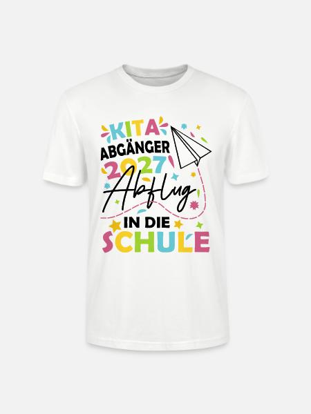Kita Abgänger 2027 - Stanley/Stella Unisex Bio-T-Shirt CRAFTER - Weiß