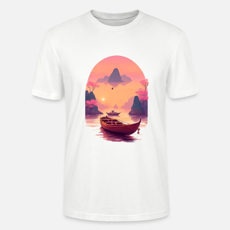 Sunset Serenade, Ninh Binh - Stanley/Stella Unisex Bio-T-Shirt CRAFTER - Weiß