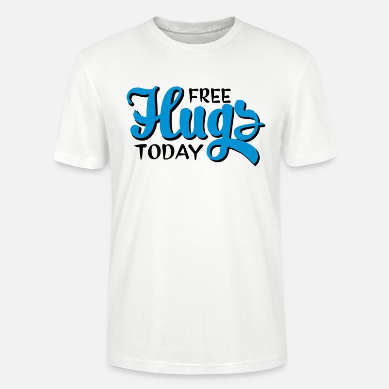 free hugs - Stanley/Stella Unisex Bio-T-Shirt CRAFTER - Weiß