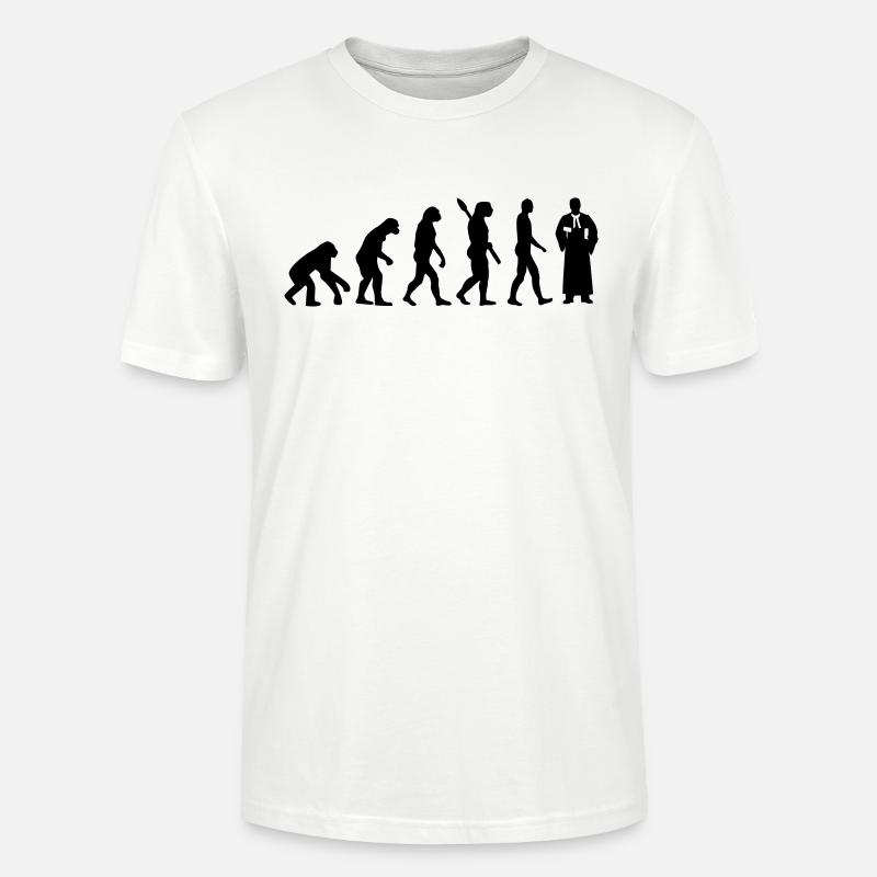 Évolution Juge - T-shirt bio CRAFTER Stanley Stella Unisexe - blanc