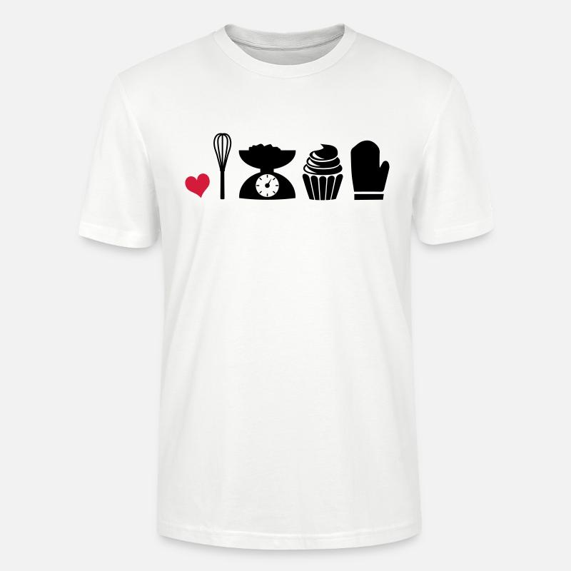 Backen - Stanley/Stella Unisex Bio-T-Shirt CRAFTER - Weiß