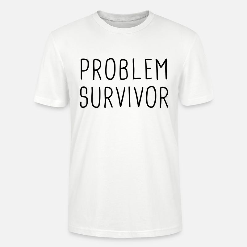 Problem Survivor - Stanley/Stella Unisex Bio-T-Shirt CRAFTER - Weiß