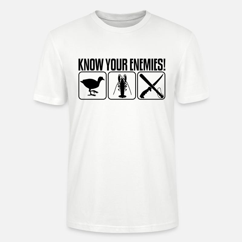 KNOW YOUR ENEMIES - Stanley/Stella Unisex Bio-T-Shirt CRAFTER - Weiß