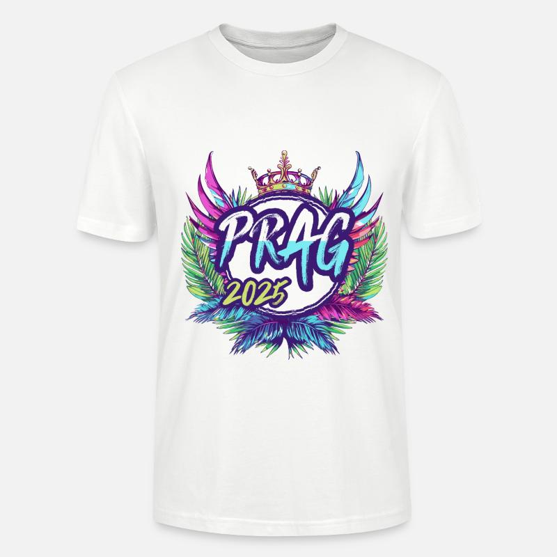 Prag 2025 Bunt - Stanley/Stella Unisex Bio-T-Shirt CRAFTER - Weiß