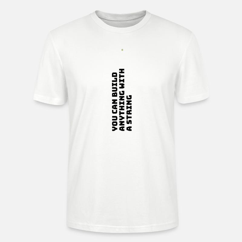 You can create everything .... - Stanley/Stella Unisex Bio-T-Shirt CRAFTER - Weiß
