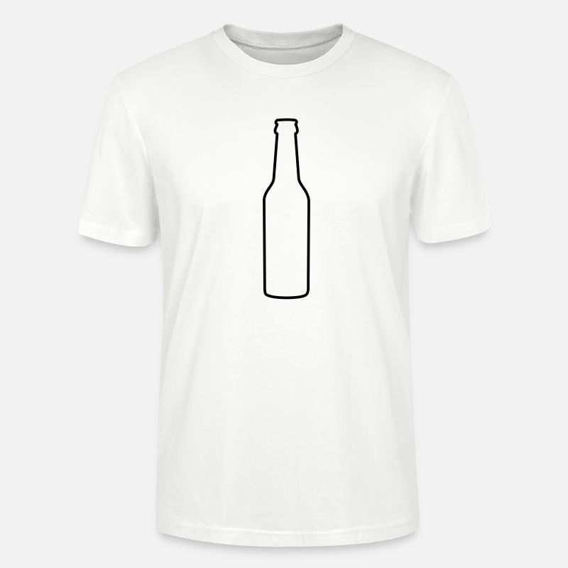Eine Bierflasche - Stanley/Stella Unisex Bio-T-Shirt CRAFTER - Weiß