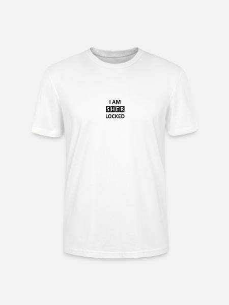 I AM SHERLOCKED - Stanley/Stella Unisex Bio-T-Shirt CRAFTER - Weiß