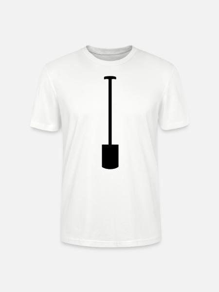 Spaten - Schaufel - Stanley/Stella Unisex Bio-T-Shirt CRAFTER - Weiß