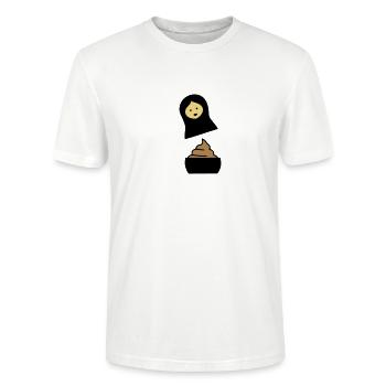Matryoshka - Stanley/Stella CRAFTER Unisex Organic T-Shirt - white - Front - Alina (178cm) & Michal (187cm)