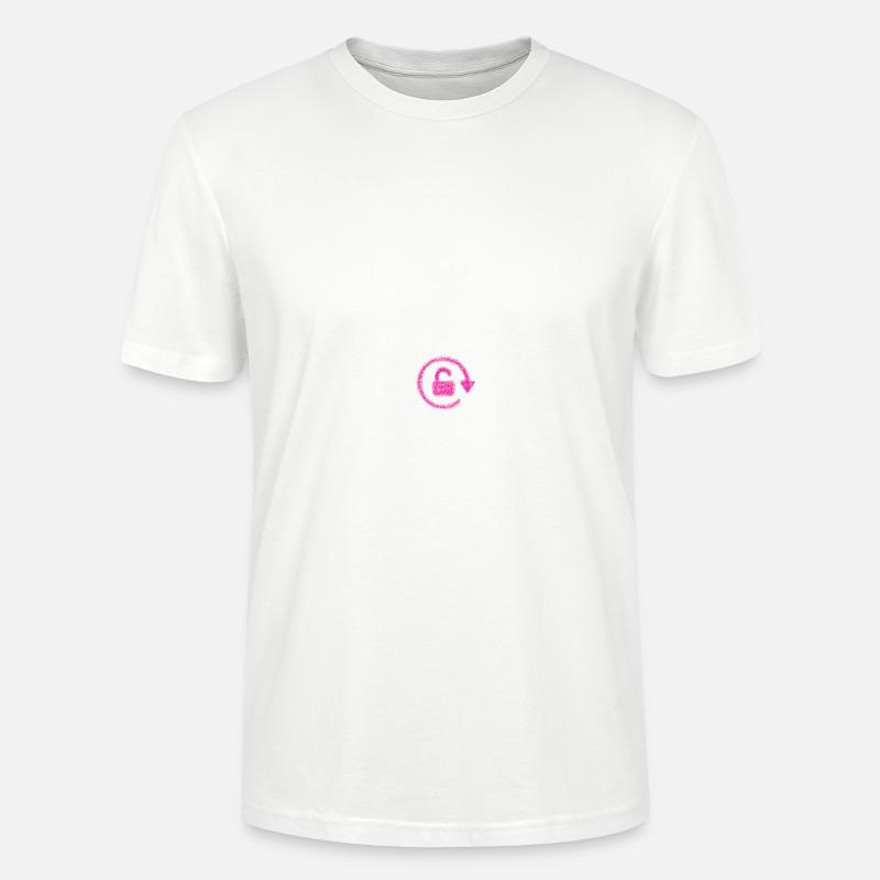 Lock Turn - Stanley/Stella CRAFTER Unisex Organic T-Shirt - white