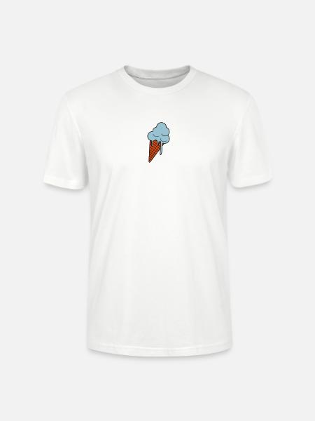 Schmelzendes Eis - Stanley/Stella Unisex Bio-T-Shirt CRAFTER - Weiß