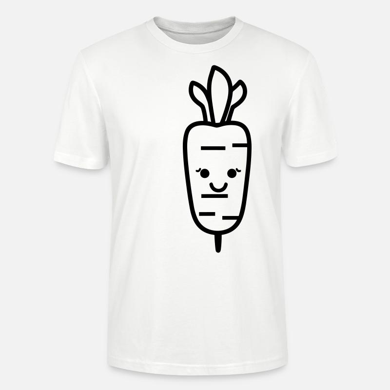 Karotte - Stanley/Stella Unisex Bio-T-Shirt CRAFTER - Weiß