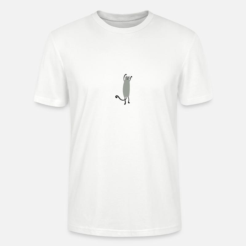 Katze - Stanley/Stella Unisex Bio-T-Shirt CRAFTER - Weiß