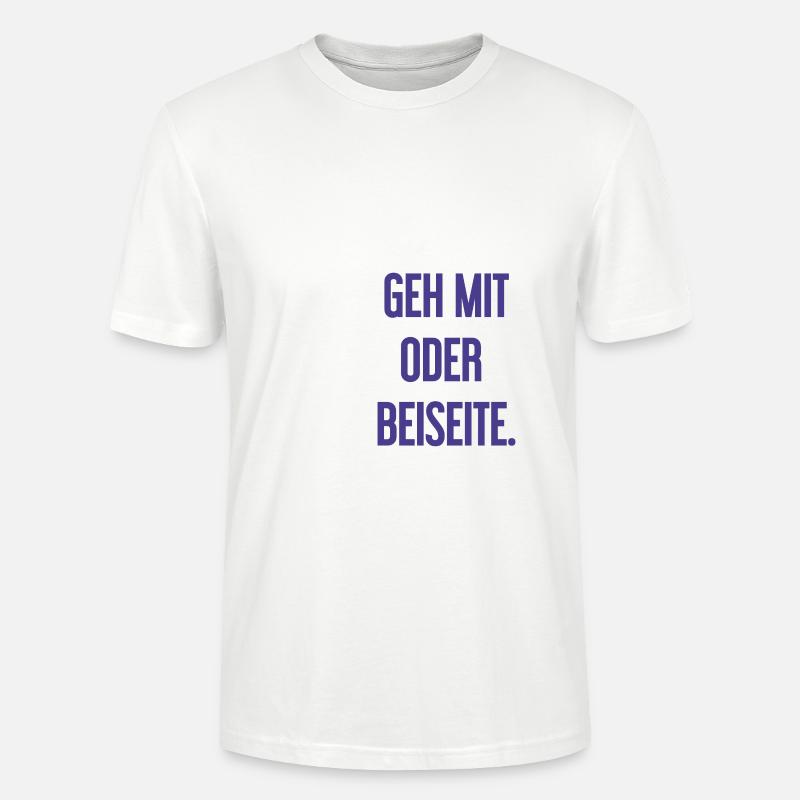 Geh mit oder beiseite - Stanley/Stella Unisex Bio-T-Shirt CRAFTER - Weiß