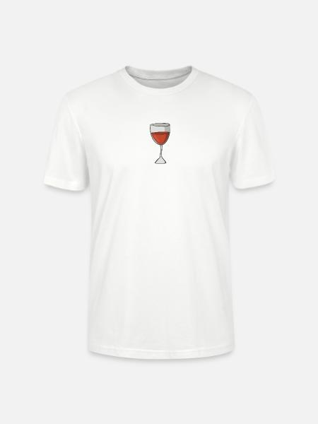rotwein - Stanley/Stella Unisex Bio-T-Shirt CRAFTER - Weiß