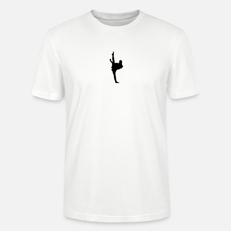 Karate oder Taekwondo High Kick - Stanley/Stella Unisex Bio-T-Shirt CRAFTER - Weiß