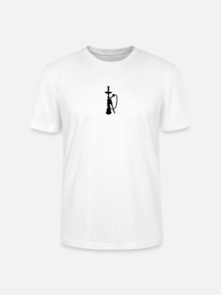 Wasserpfeifenschattenfigur - Stanley/Stella Unisex Bio-T-Shirt CRAFTER - Weiß