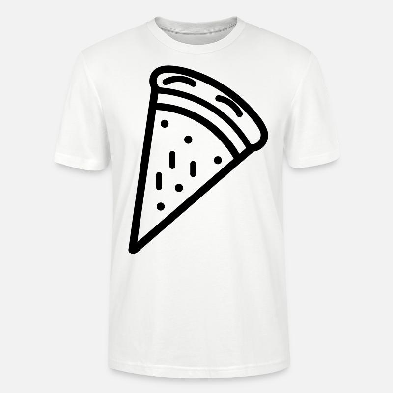 Pizzastück - Stanley/Stella Unisex Bio-T-Shirt CRAFTER - Weiß