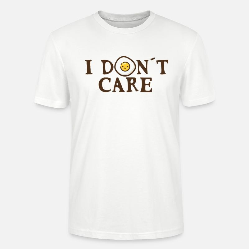 I don´t care - Stanley/Stella Unisex Bio-T-Shirt CRAFTER - Weiß