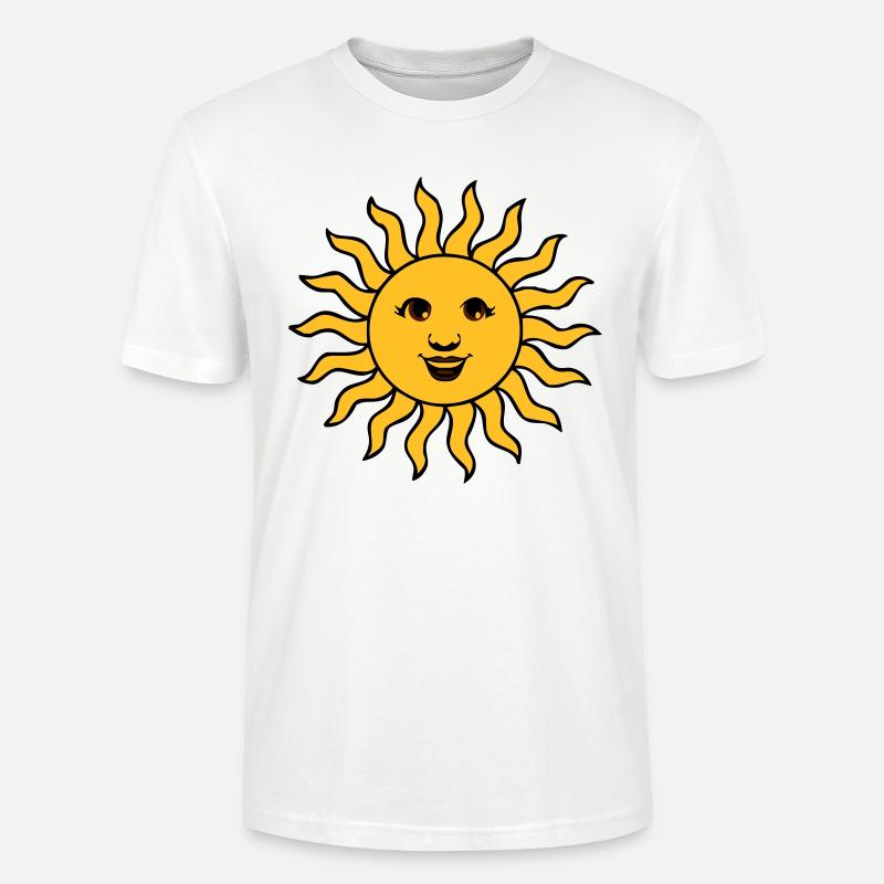 Summer Sun amical - T-shirt bio CRAFTER Stanley Stella Unisexe - blanc