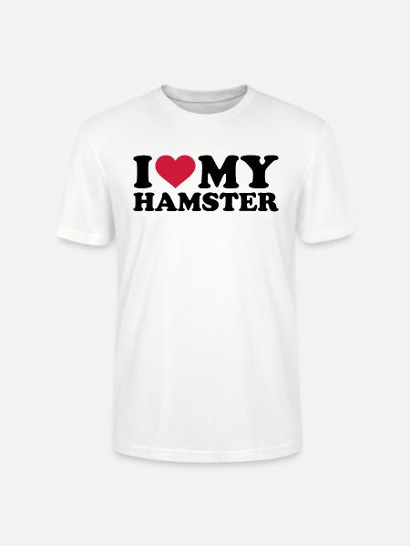 Hamster - Stanley/Stella Unisex Bio-T-Shirt CRAFTER - Weiß