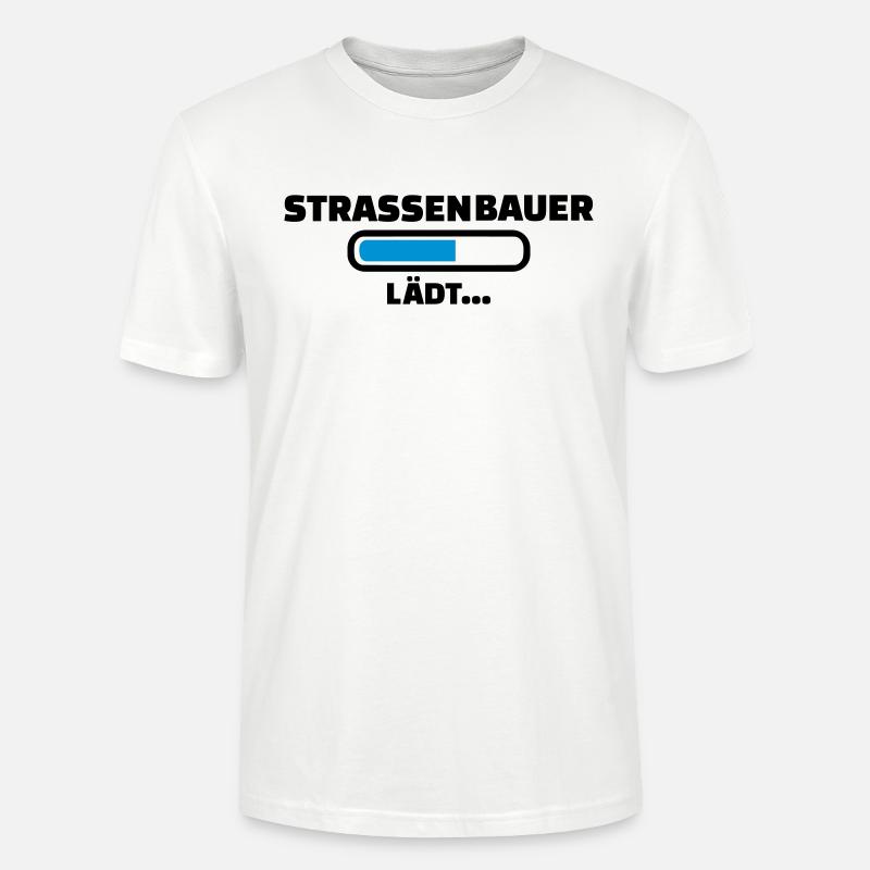 Straßenbauer - Stanley/Stella Unisex Bio-T-Shirt CRAFTER - Weiß