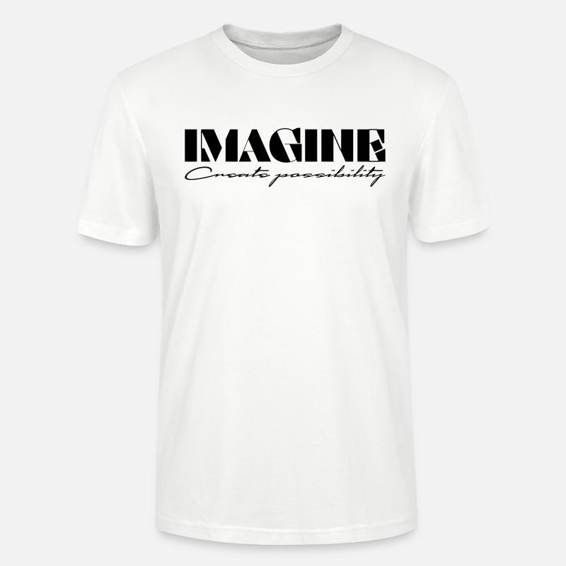 Imagine Create possibility - Stanley/Stella Unisex Bio-T-Shirt CRAFTER - Weiß