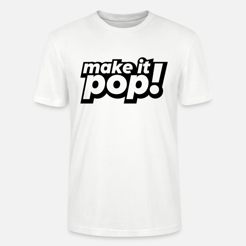 make it pop - Stanley/Stella Unisex Bio-T-Shirt CRAFTER - Weiß
